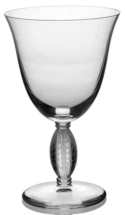 Fontainebleau Water Goblet by Lalique-1