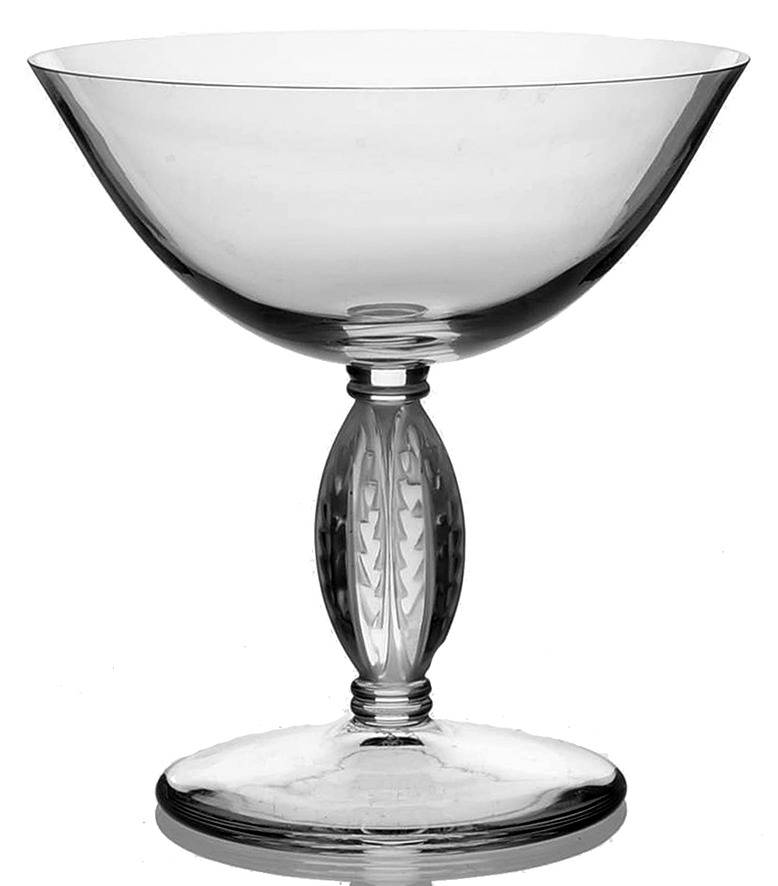 Fontainebleau Champagne/Tall Sherbet by Lalique-1