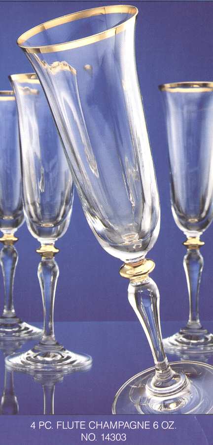 Classic Gold Fluted Champagne by Colony-1