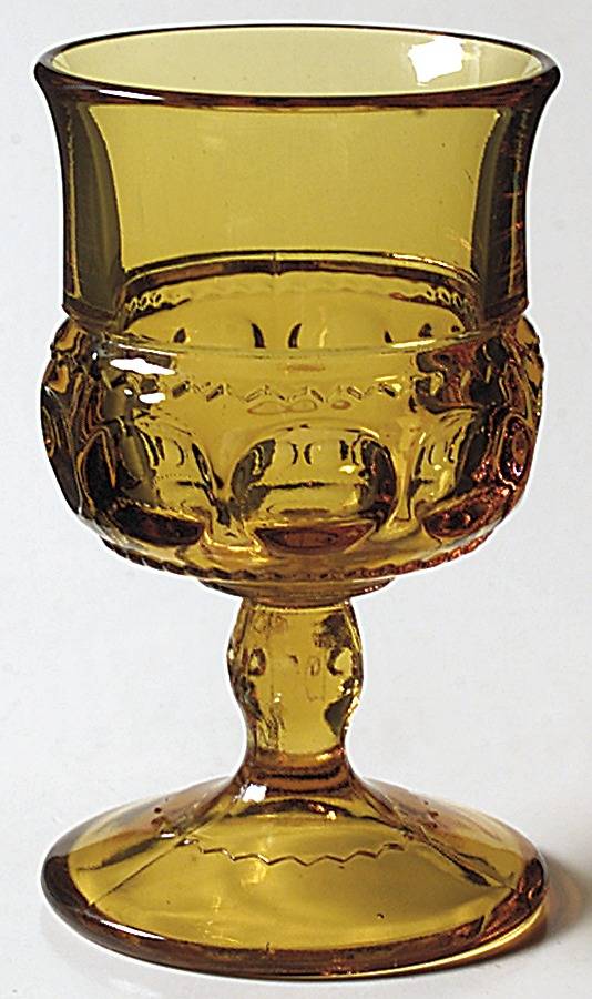Color Crown Amber (Dark) Wine Glass by Colony-1