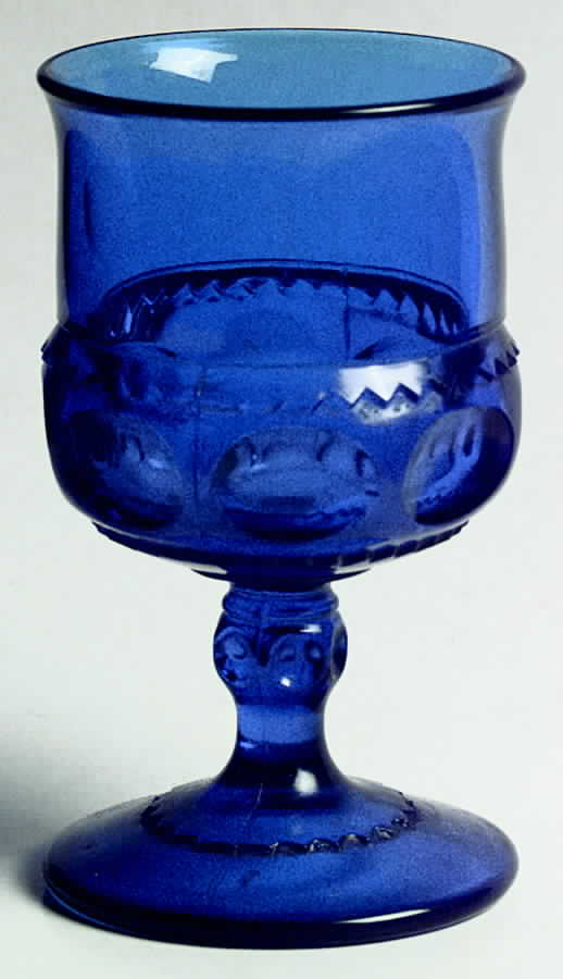 Color Crown Cobalt Wine Glass by Colony-1