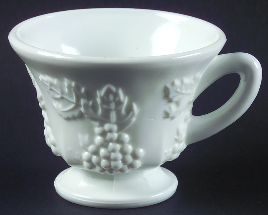 Harvest Milk Glass Punch/Snack Cup by Colony-1
