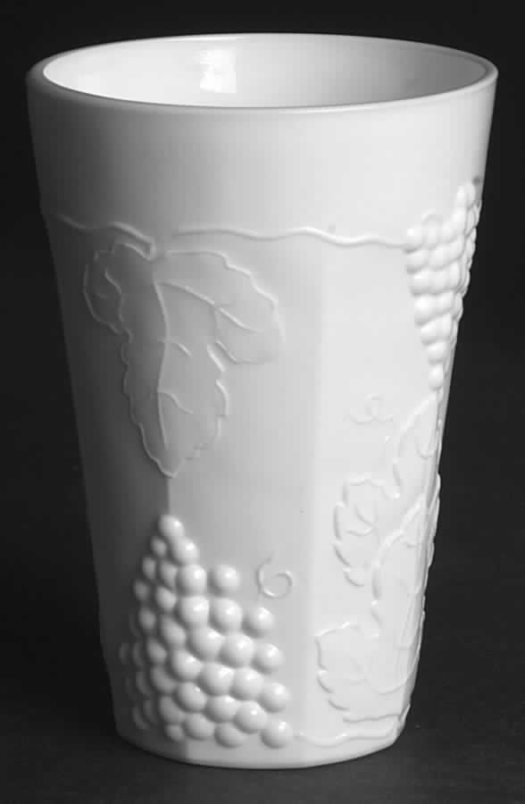 Harvest Milk Glass 10 Oz Flat Tumbler by Colony-1