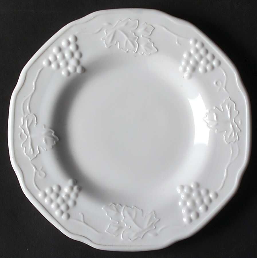 Harvest Milk Glass Bread & Butter Plate by Colony-1
