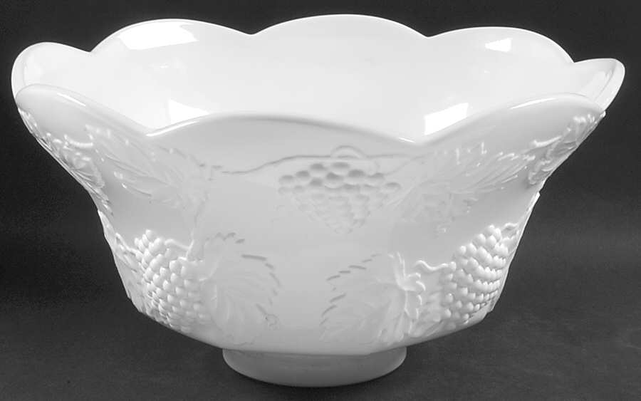 Harvest Milk Glass Punch Bowl by Colony-1