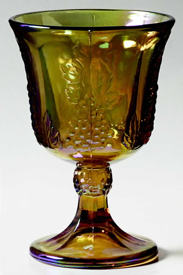 Harvest Carnival (Amber) Water Goblet by Colony-1