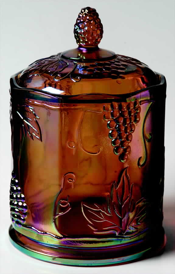 Harvest Carnival (Amber) Small Canister & Lid by Colony-1
