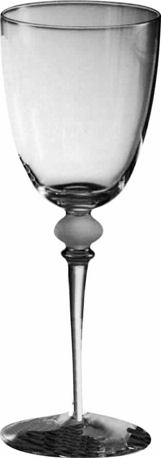 Kristina (Frosted Ball Stem) Water Goblet by Colony-1