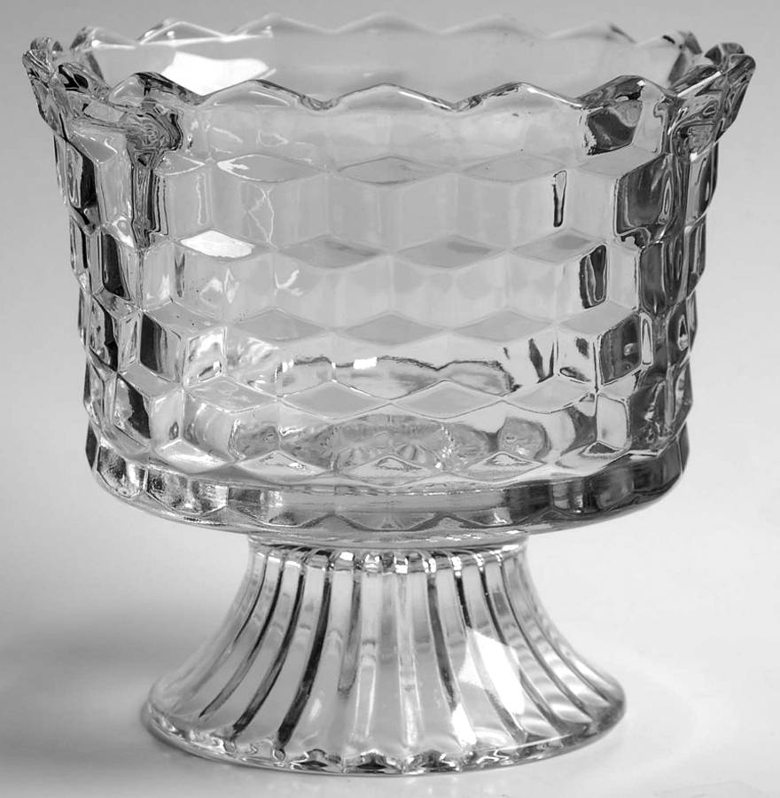 Whitehall Clear Footed Compote by Colony-1
