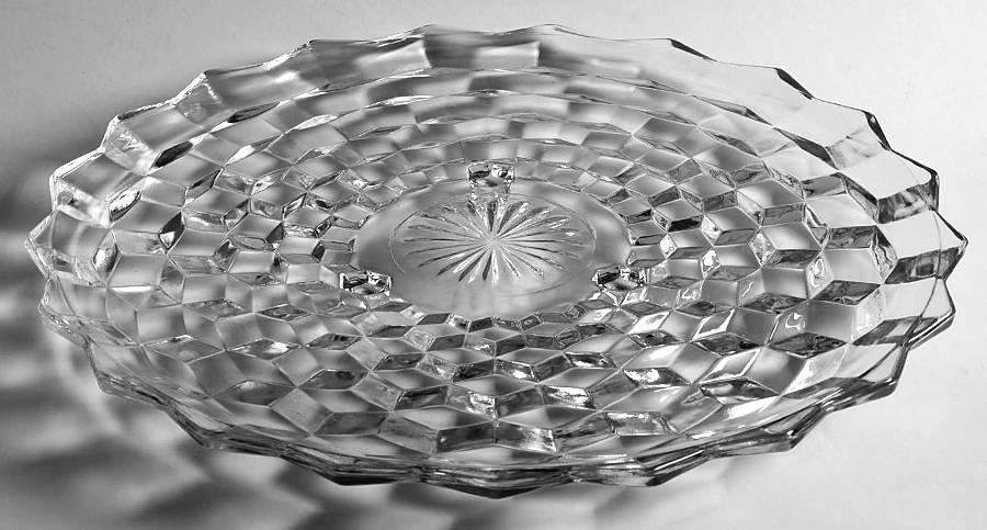 Whitehall Clear Footed Cake Plate by Colony-1