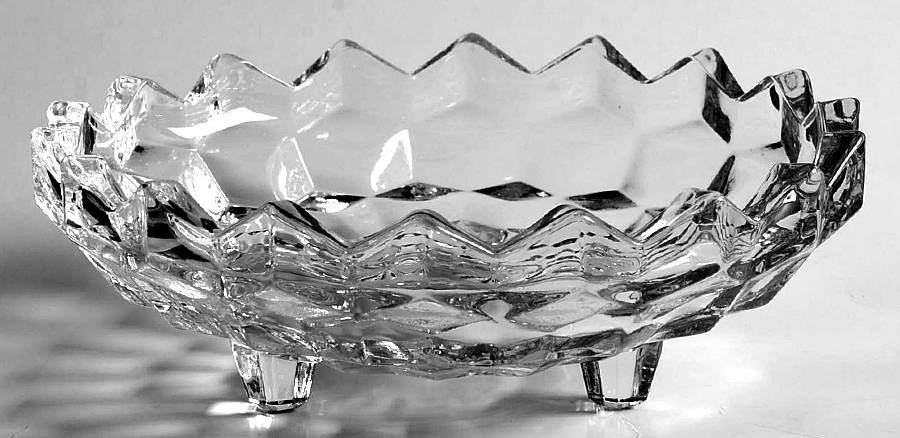 Whitehall Clear 6" 3-Footed Bon Bon by Colony-1