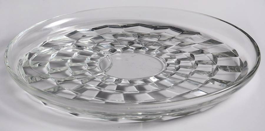 Whitehall Clear Snack Plate No Cup by Colony-1