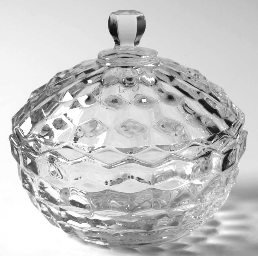 Whitehall Clear Candy Dish & Lid by Colony-1