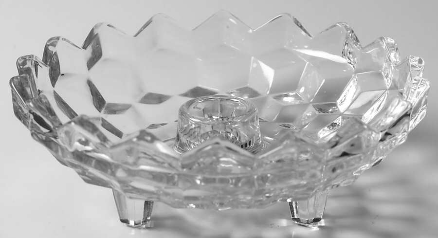Whitehall Clear Flower Candlestick by Colony-1