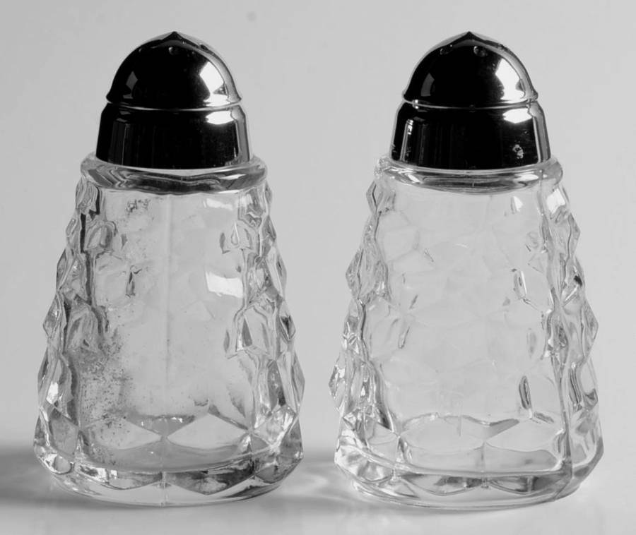 Whitehall Clear Shaker Set w/Metal Lids by Colony-1