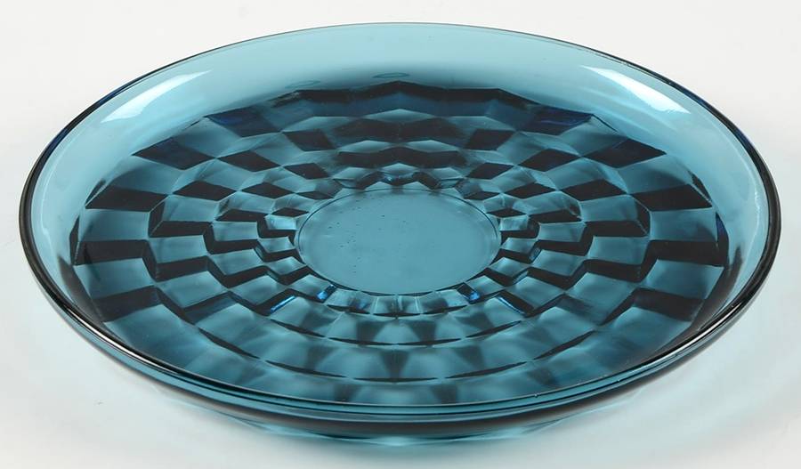 Whitehall Riviera Blue Luncheon Plate by Colony-1