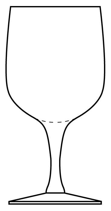 Ambassade Water Goblet by Cristal D'Arques - Durand-1