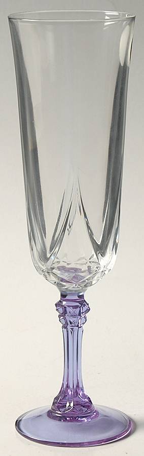 Auteuil Lilas Fluted Champagne by Cristal D'Arques - Durand-1