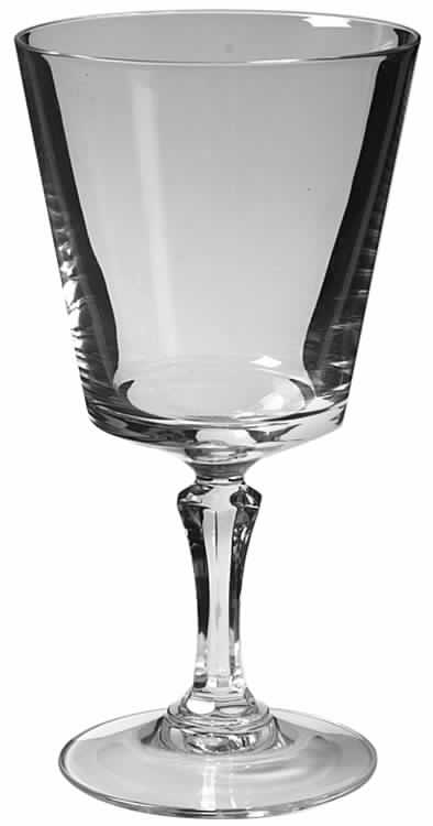 Chantilly Plain Water Goblet by Cristal D'Arques - Durand-1