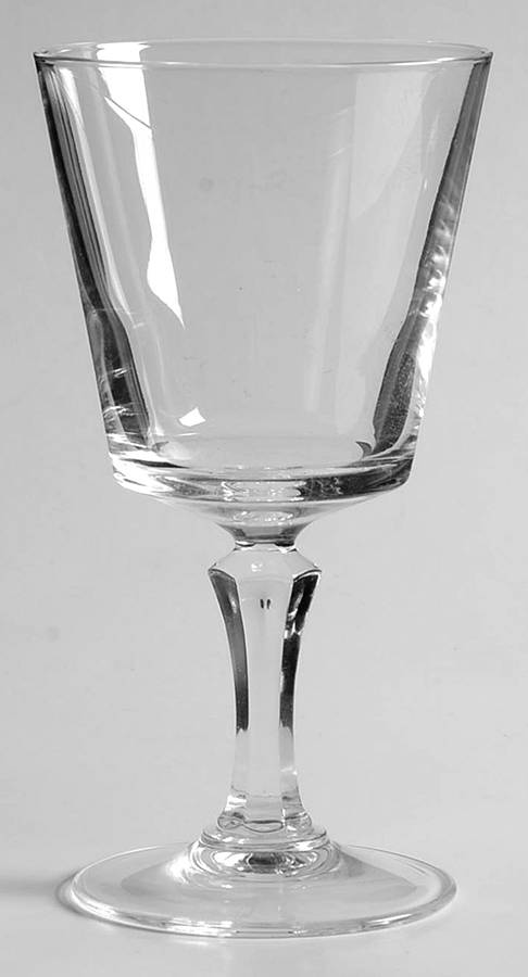 Chantilly Plain Wine Glass by Cristal D'Arques - Durand-1