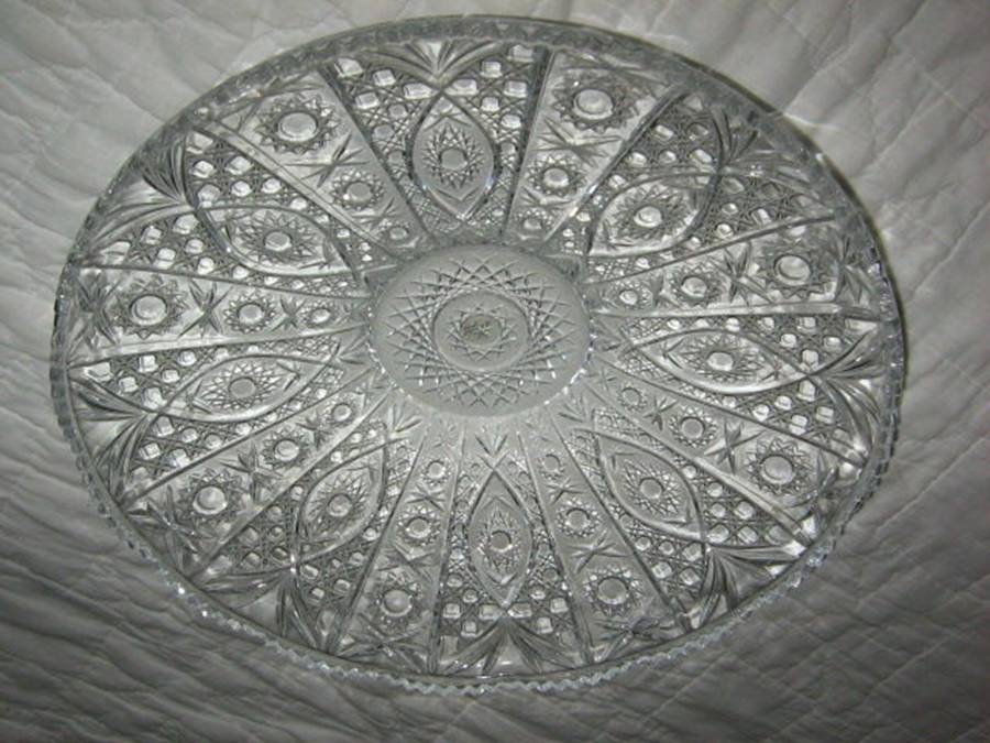 Chesnay 12" Round Platter by Cristal D'Arques - Durand-1
