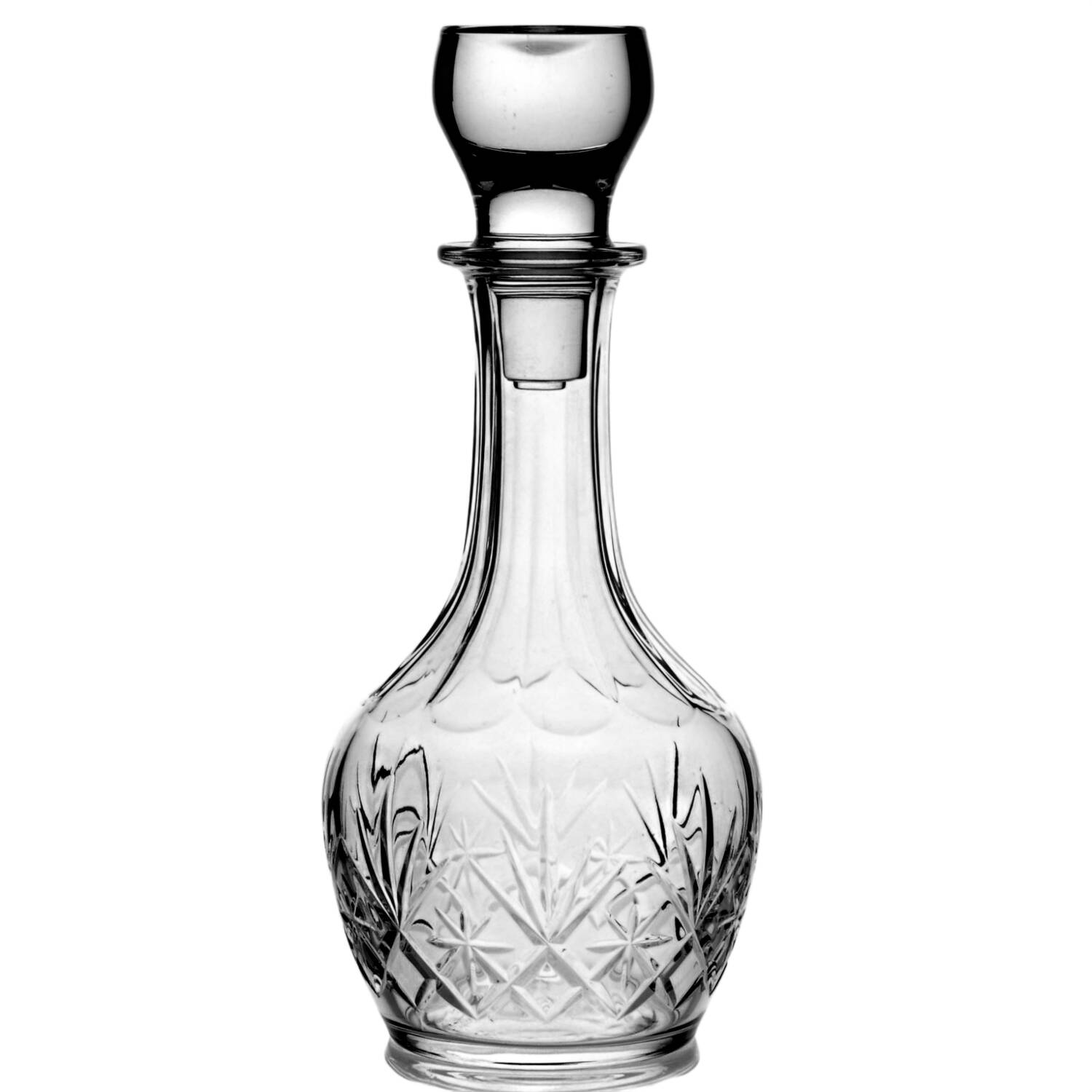 Chantilly Taille Beaugency Decanter & Stopper by Cristal D'Arques - Durand-1