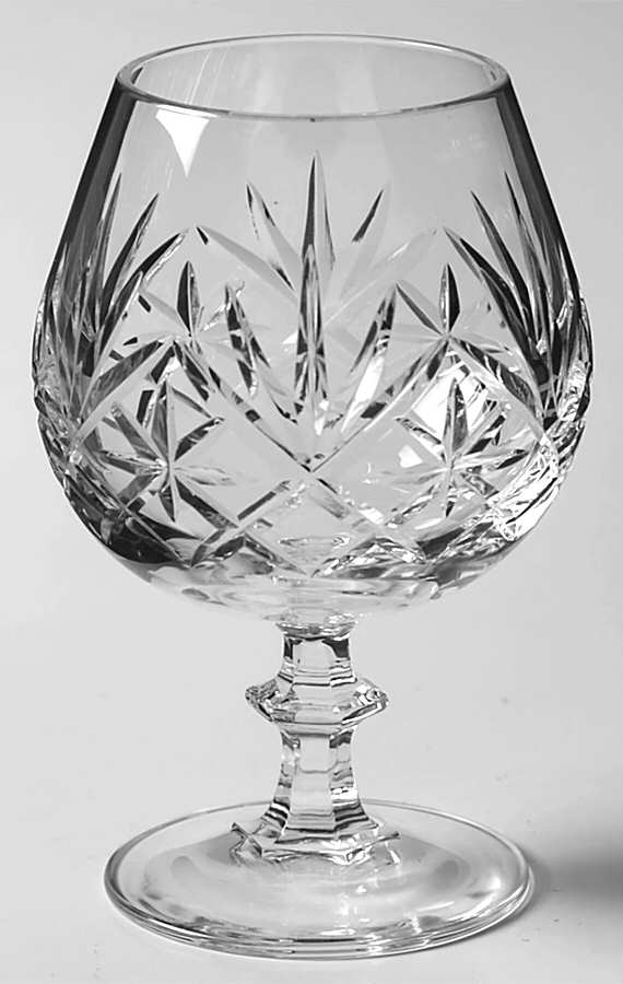 Chantilly Taille Beaugency Brandy Glass by Cristal D'Arques - Durand-1