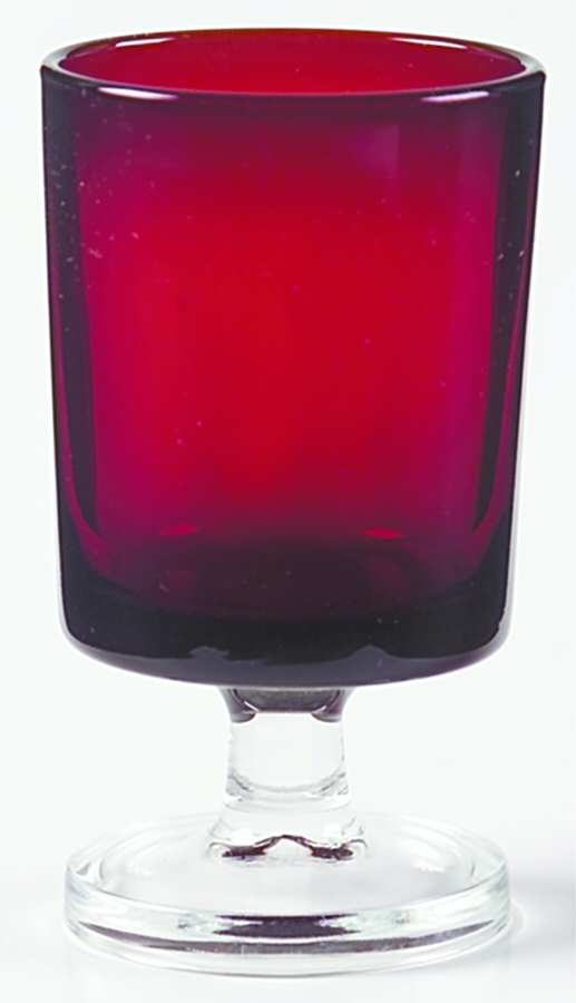 Cavalier Ruby Cordial Glass by Cristal D'Arques - Durand-1
