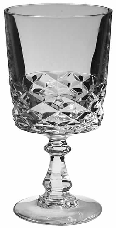 Diamond Water Goblet by Cristal D'Arques - Durand-1
