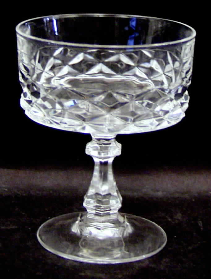 Diamond Champagne/Tall Sherbet by Cristal D'Arques - Durand-1