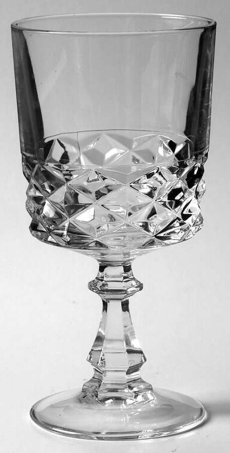 Diamond Wine Glass by Cristal D'Arques - Durand-1