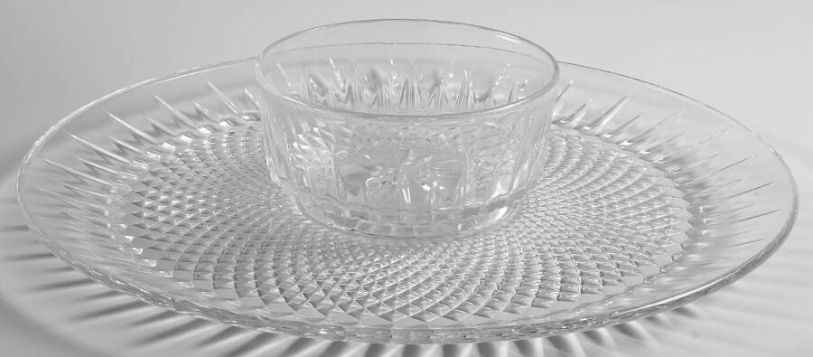 Diamant Chip & Dip Set by Cristal D'Arques - Durand-1