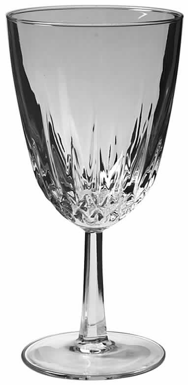 Diamant Water Goblet by Cristal D'Arques - Durand-1