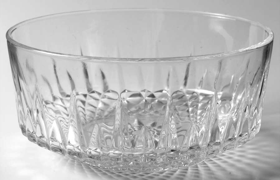 Diamant 8" Round Bowl by Cristal D'Arques - Durand-1