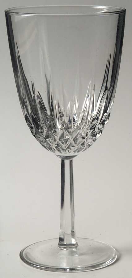 Diamant Tall Water Goblet by Cristal D'Arques - Durand-1