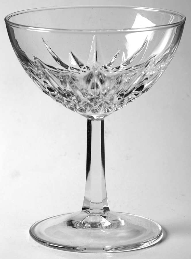 Diamant Champagne/Tall Sherbet by Cristal D'Arques - Durand-1