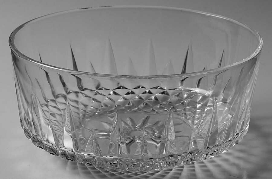 Diamant 6" Round Bowl by Cristal D'Arques - Durand-1