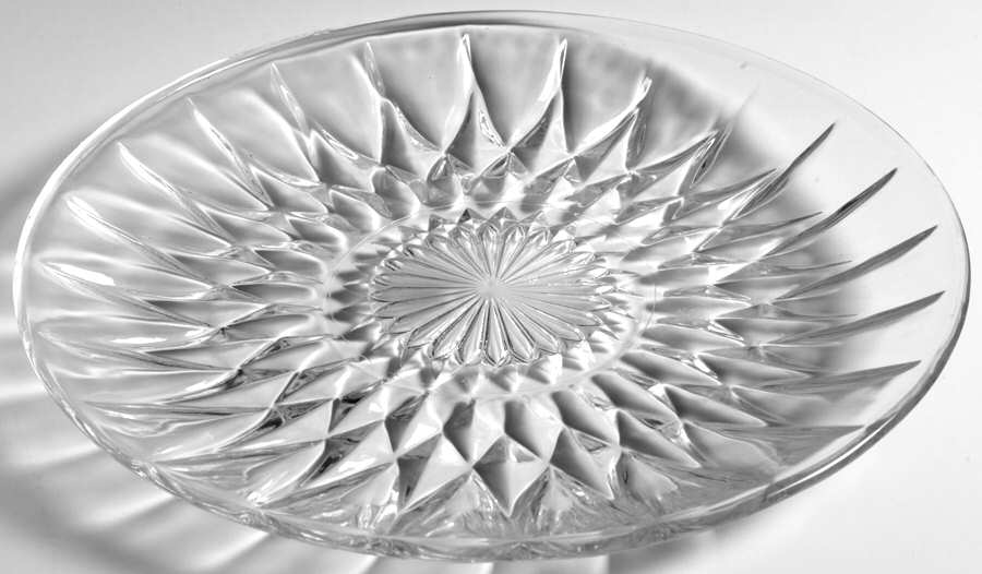 Diamant Salad Plate by Cristal D'Arques - Durand-1
