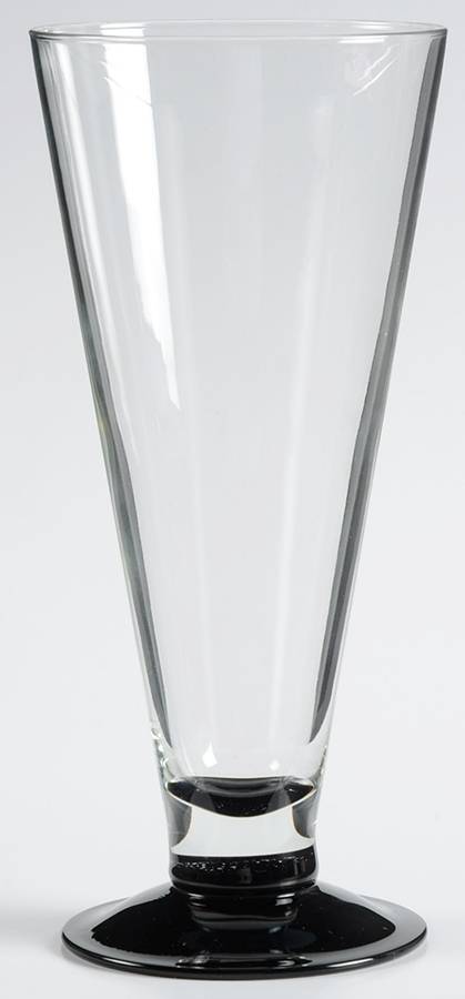 Domino Signature Black Pilsner Glass by Cristal D'Arques - Durand-1