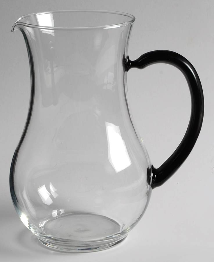 Domino Signature Black 42 Oz Pitcher by Cristal D'Arques - Durand-1