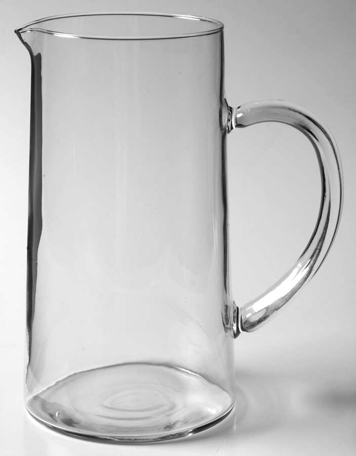 Domino Signature Black 46 Oz Pitcher by Cristal D'Arques - Durand-1