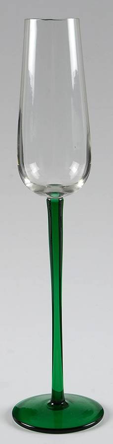 Emerald Fluted Champagne by Cristal D'Arques - Durand-1