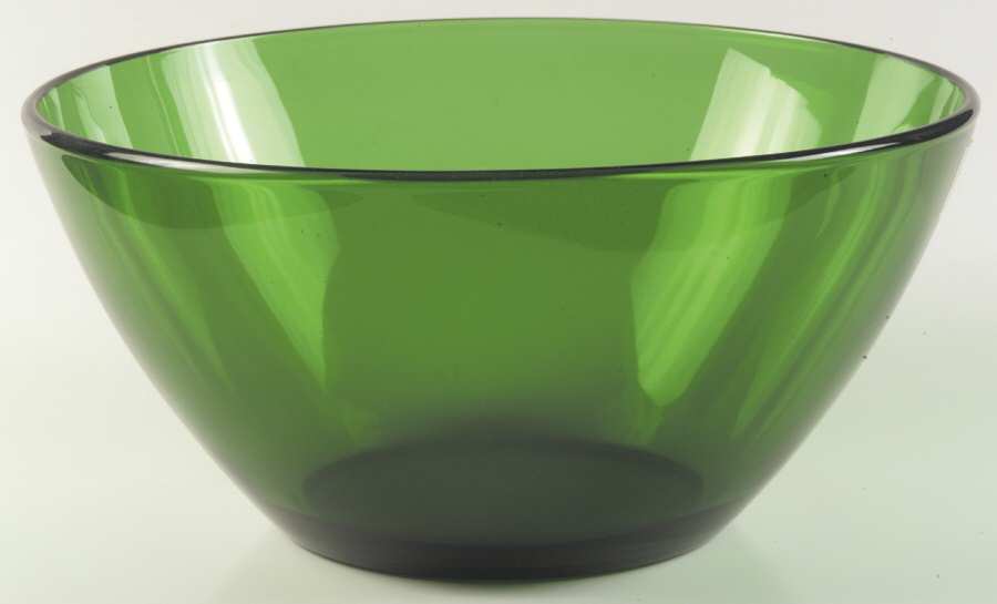 Color Program Emerald 9" Round Bowl by Cristal D'Arques - Durand-1