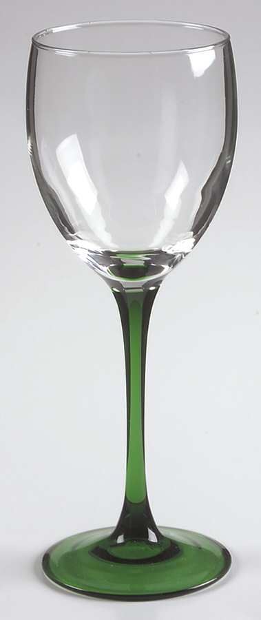 Emerald Wine Glass by Cristal D'Arques - Durand-1