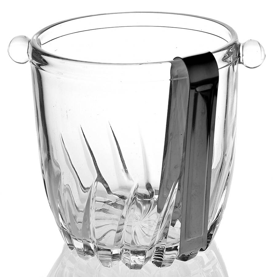 Flamenco Ice Bucket with Tongs by Cristal D'Arques - Durand-1