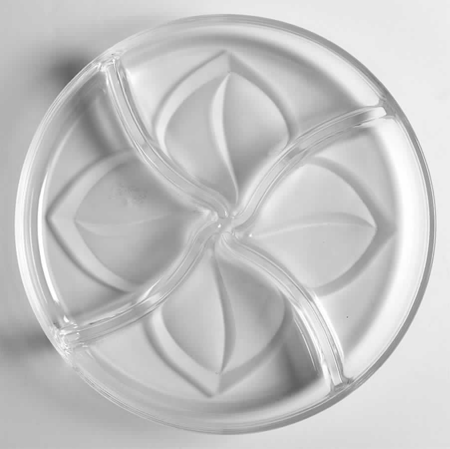 Florence 9" Round 4 Part Relish by Cristal D'Arques - Durand-1