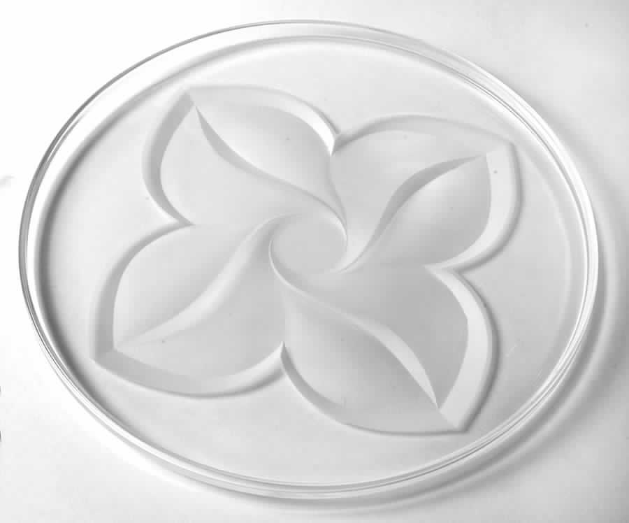 Florence Torte Plate by Cristal D'Arques - Durand-1