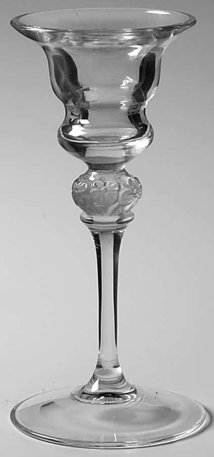 Flora 5" Single Light Candlestick by Cristal D'Arques - Durand-1