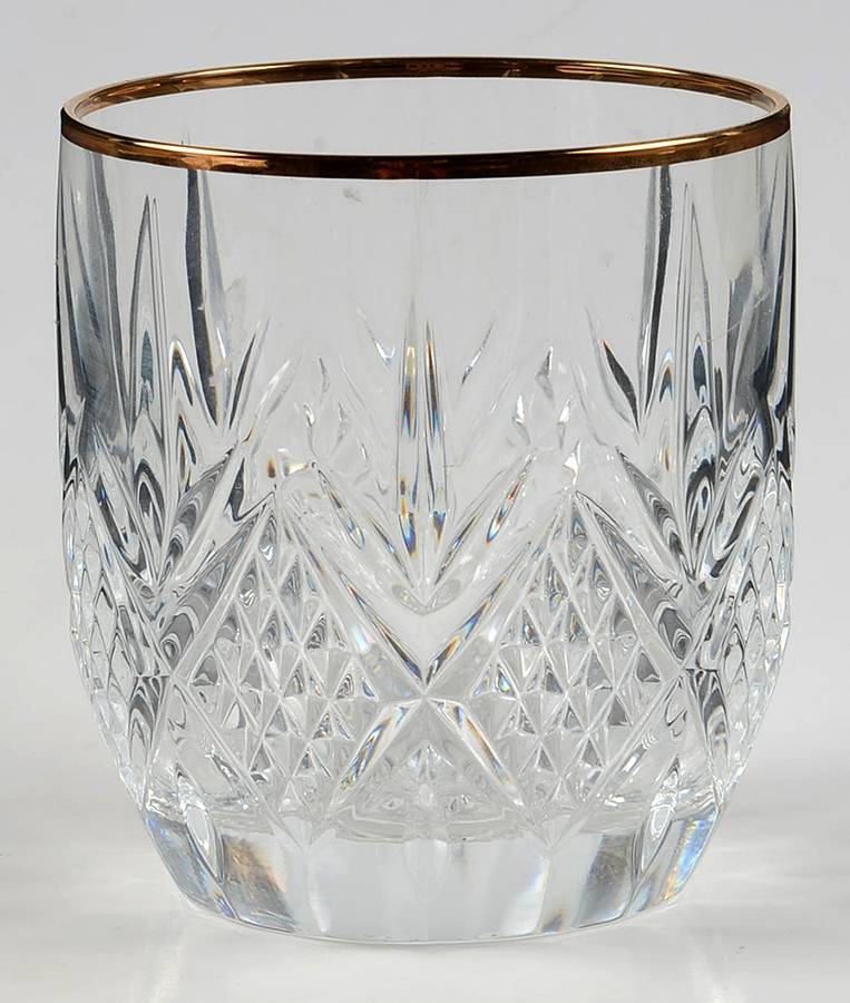 Fontenay (Gold Trim) Old Fashioned by Cristal D'Arques - Durand-1