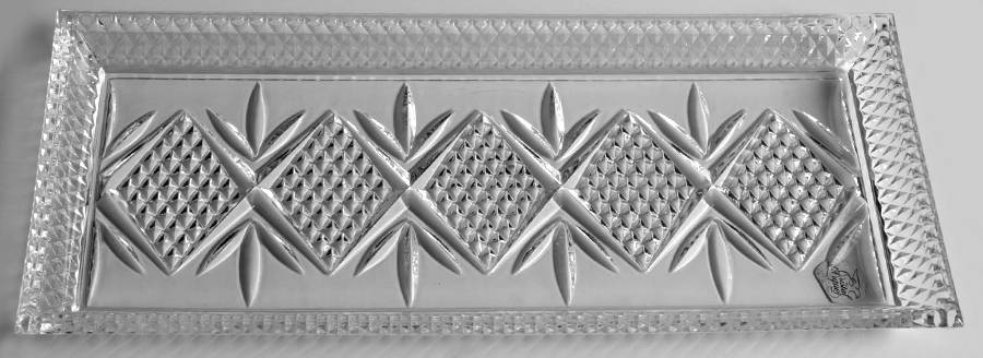 Fontenay Rectangular Tray by Cristal D'Arques - Durand-1
